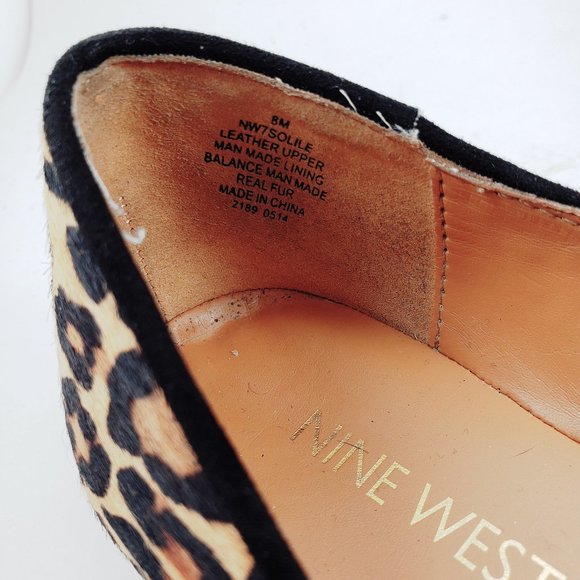 Nine West Leopard Print Flats - Picture 6 of 9